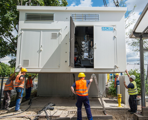 Installazione di una stazione di rifornimento di gas naturale - Progetto: ARAL, Monaco di Baviera, Schenkendorfstraße Installazione di una stazione di rifornimento di gas naturale - Progetto: ARAL, Monaco di Baviera, Schenkendorfstraße